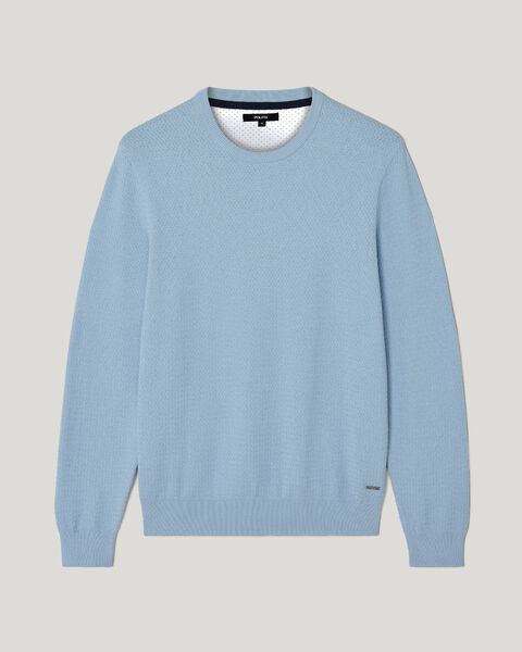 Classic Crew Neck Jumper, Light Blue, hi-res